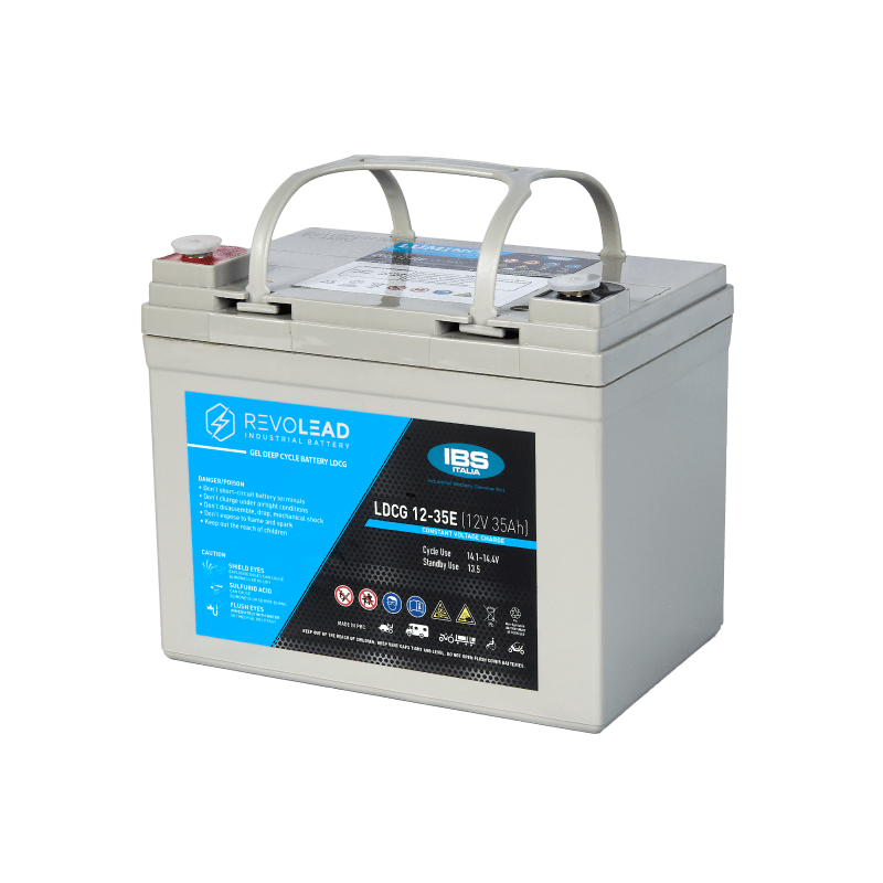 Batteria auto LUMINOR Revolead LDCG12 35E AGM 12V 35Ah